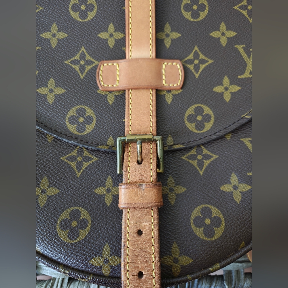 Louis Vuitton Monogram Brown & Tan Crossbody Saddle Bag - Picture 4 of 16